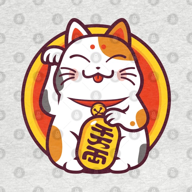 lucky cat - Maneki neko by redwane